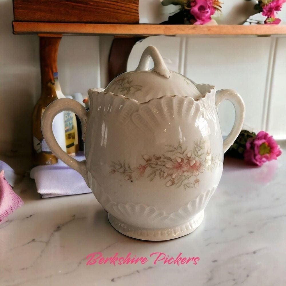 Carlsbad Company Sugar Bowl & Lid  made in Austria